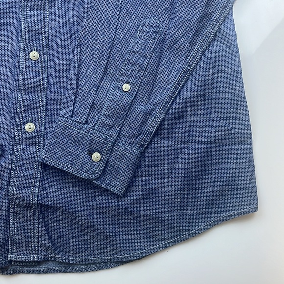 Black Brown 1826 Checkered Button Down Shirt S120-3 - Picture 4 of 5